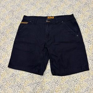 Ariat Rebar M4 Relaxed Low Rise Boot Fit Workwear‎ Shorts Black Men's Size 35R